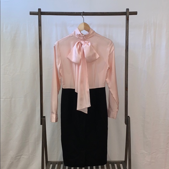 Ted Baker London Classy Dress in Pink and Black - Picture 2 of 9